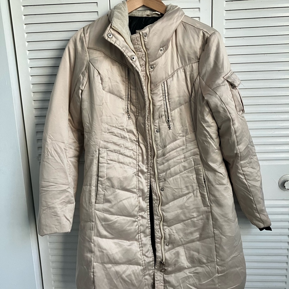 ZeroXposur Women's Beige Puffer Jacket